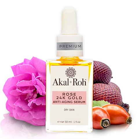 Akal Roh Rose Gold Anti-Aging Serum- 1 oz / 30 ml