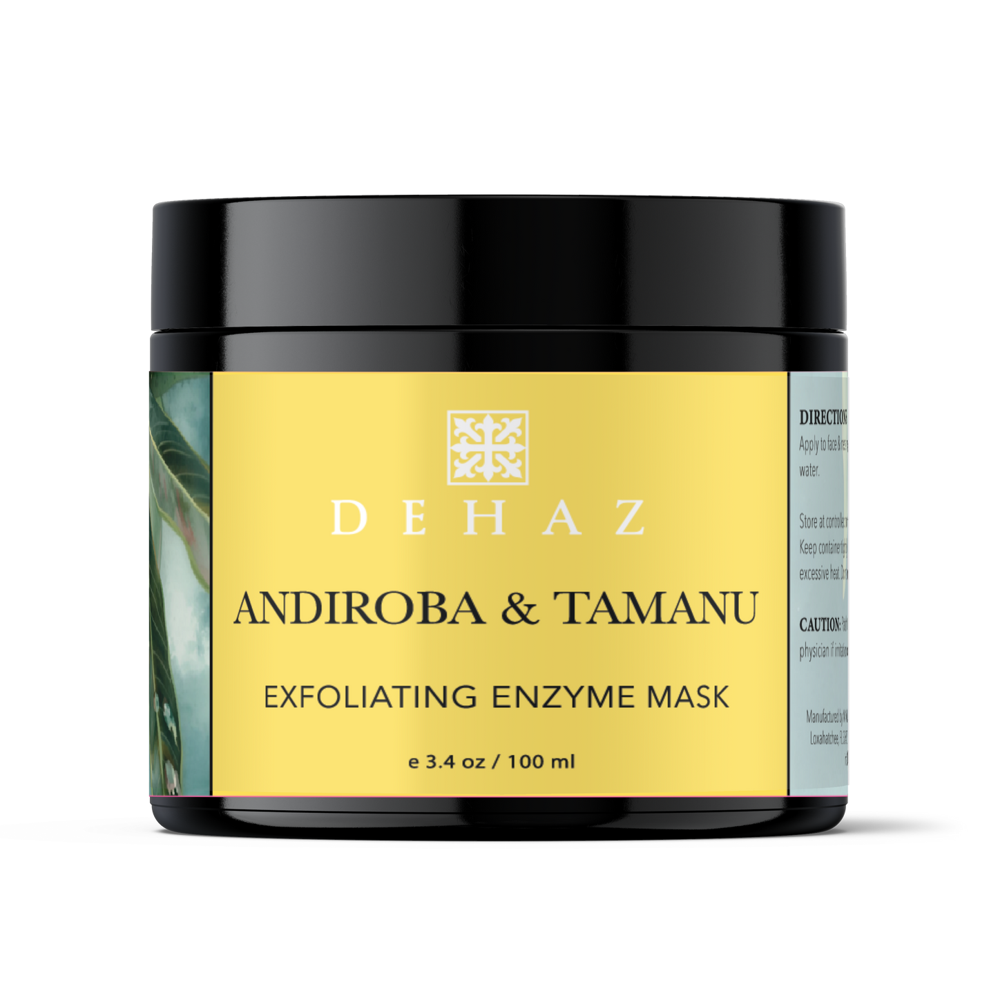 DEHAZ luxury botanical exfoliating mask esthetician gentle texture refinement radiance