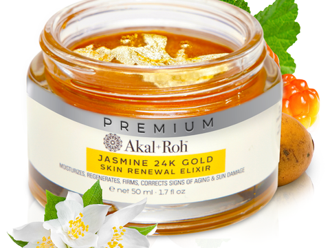 AKAL ROH - JASMINE 24K Gold Skin Renewal Elixir - 1.7 Oz