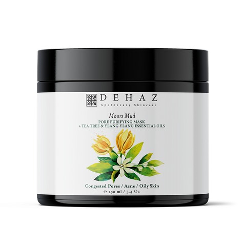 NEW 3.4 Oz - Moors Mud Mask with Tea Tree & Ylang Ylang Oil