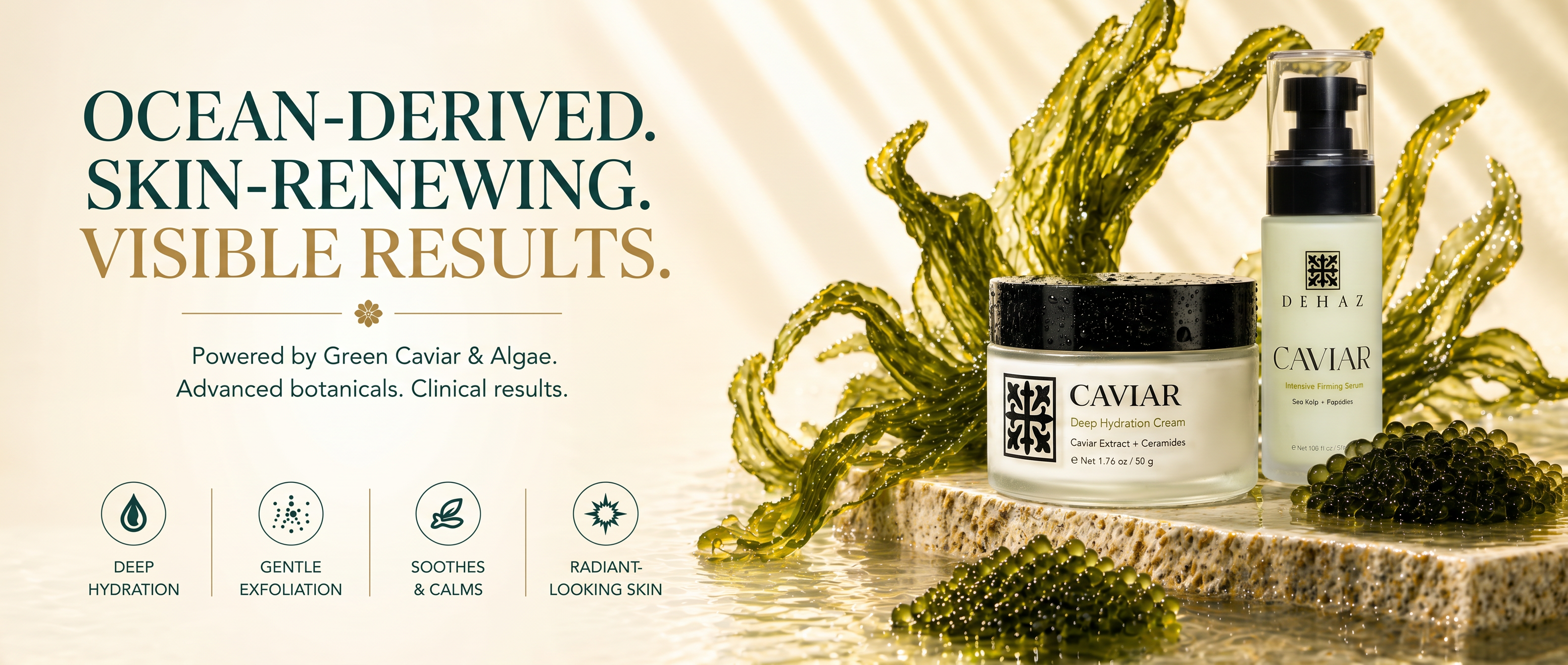 DEHAZ Caviar Collection | Luxury Deep Hydration & Plumping Skincare ...
