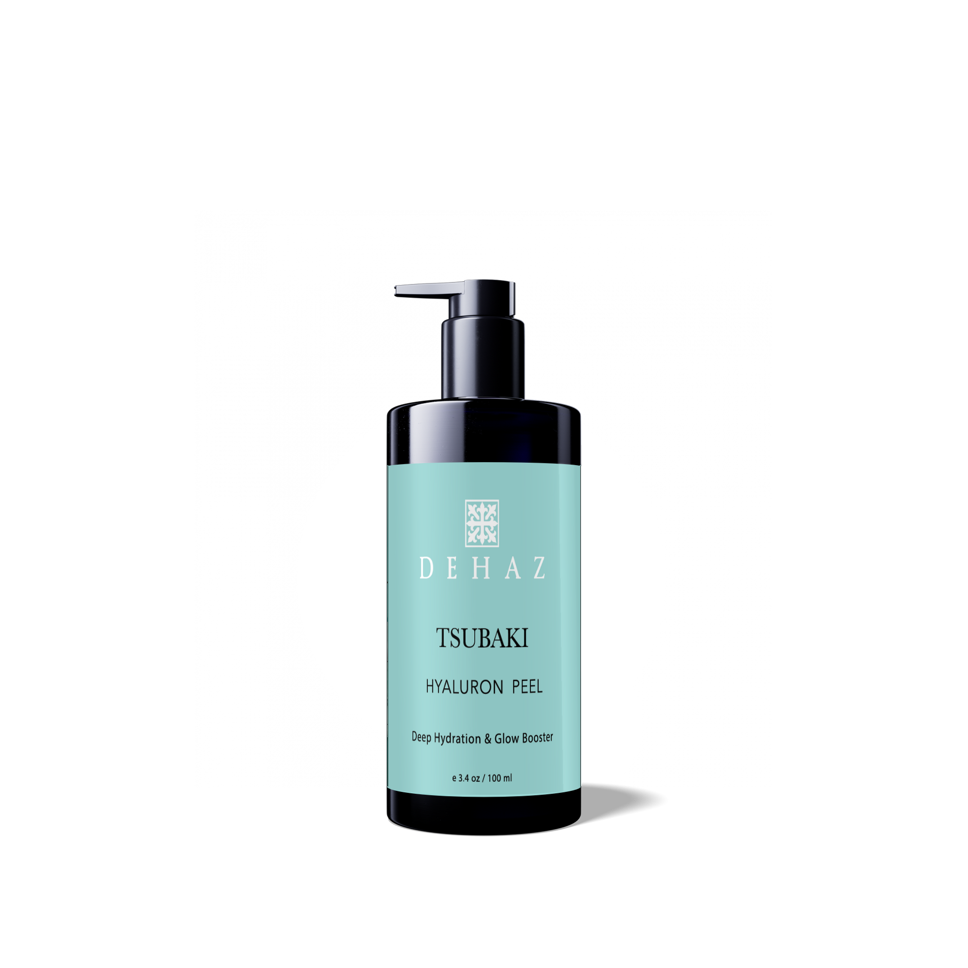 Tsubaki Hyaluron Peel gel texture — gentle low-acid peel with Allantoin and Bisabolol for dry and sensitive skin