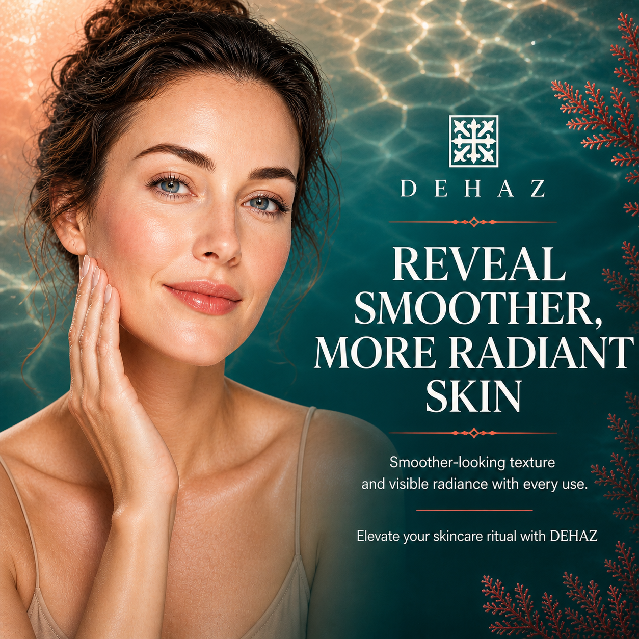DEHAZ RejuvenSea Intensive+ Astaxanthin Phyto-Corrective Mask — reveal smoother more radiant-looking skin with advanced antioxidant skincare trusted by professional estheticians