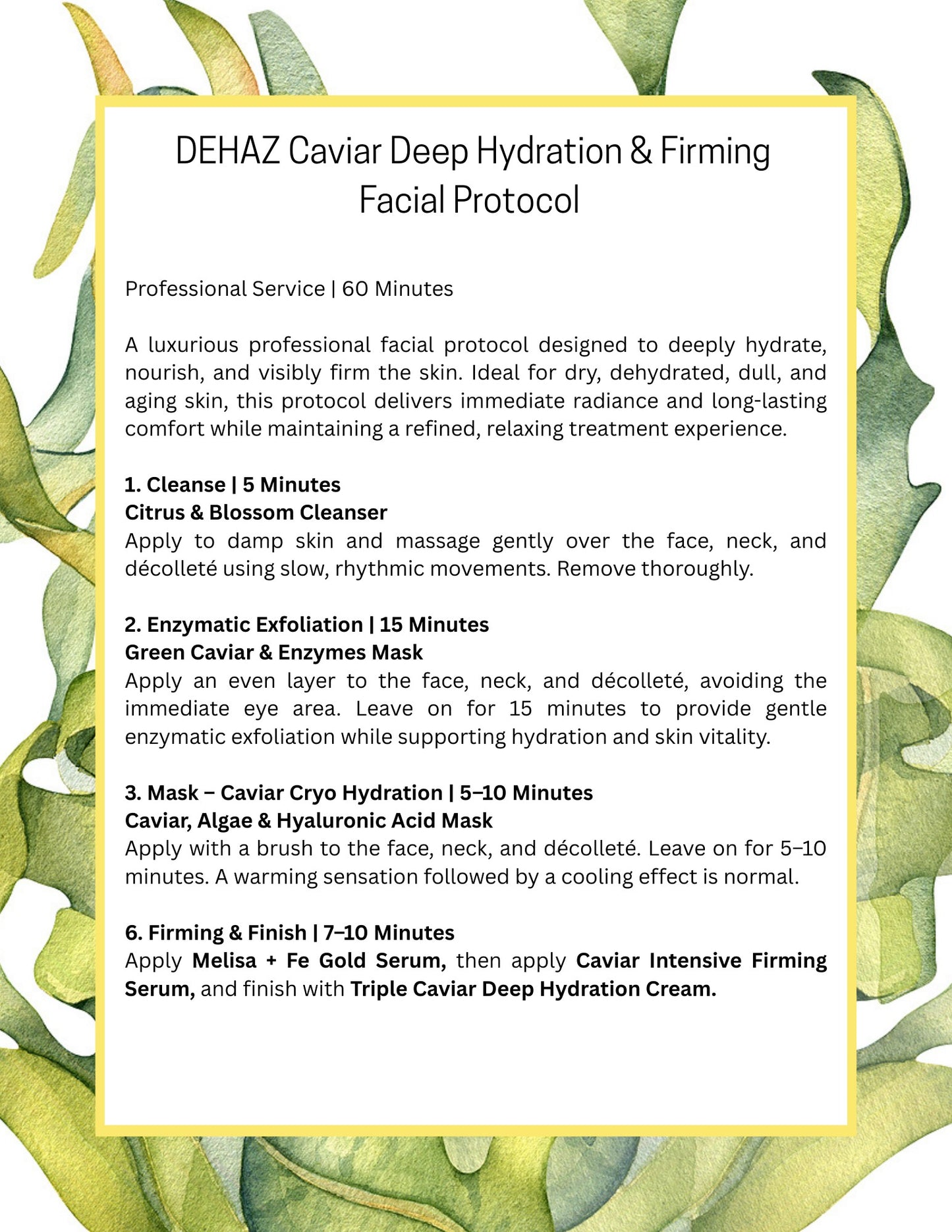 DEHAZ Caviar Deep Hydration & Lifting Collection Bundle