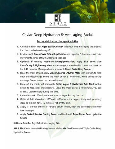 CAVIAR Facial Protocol