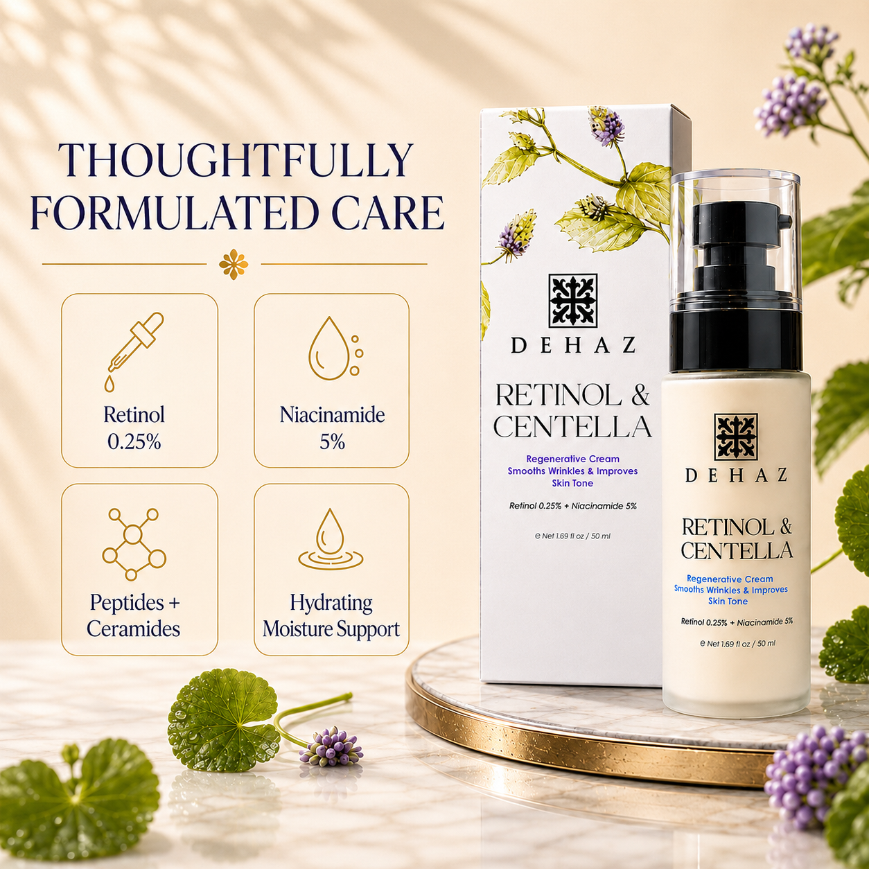 RETINOL & CENTELLA CREAM 1.69 oz / 50 ml