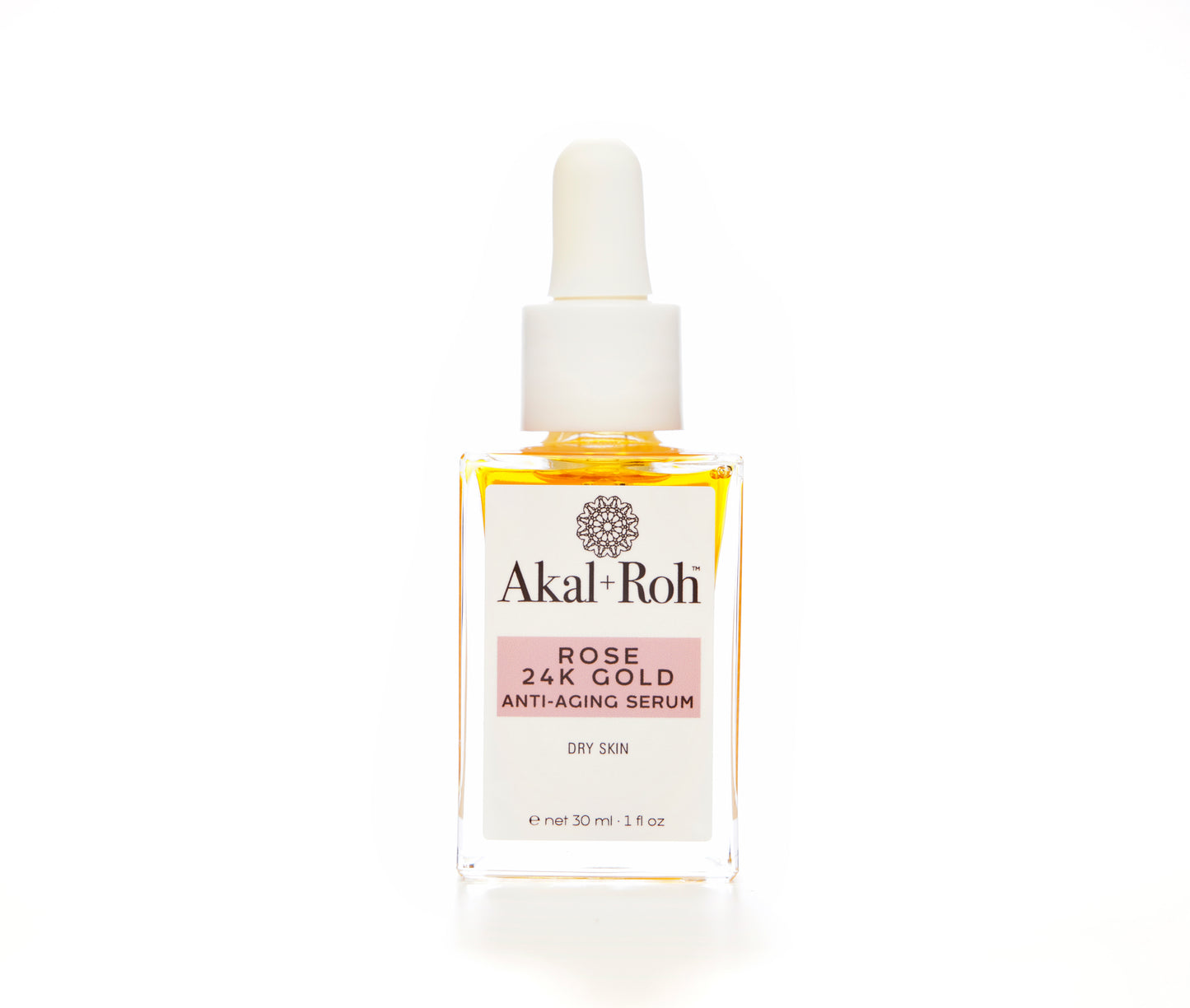 Akal Roh Rose 24K Gold Anti-Aging Serum- 1 oz / 30 ml