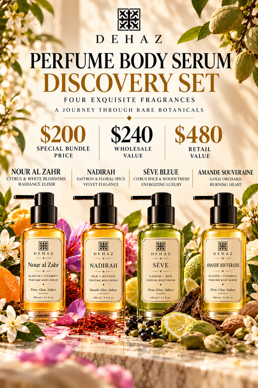 DEHAZ Perfume Body Serum Discovery Set - Bundle