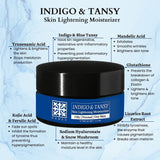 TUAREG INDIGO & TANSY Skin Lightening Moisturizer - 1.7 Oz Cream
