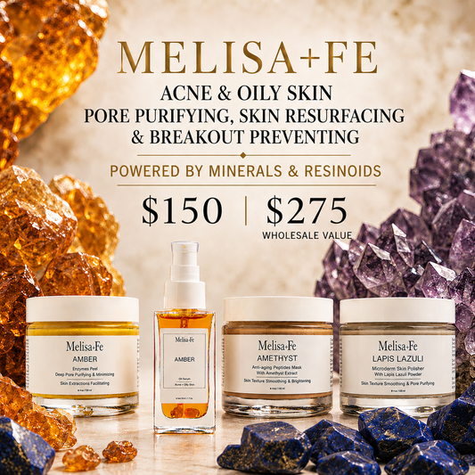 Melisa+Fe Acne & Oily Skin Professional Facial Protocol Kit Bundle