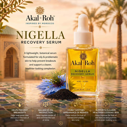 DEHAZ Akal Roh Nigella Clarifying Botanical Serum Black Seed Oil clarifying facial oil 1 oz