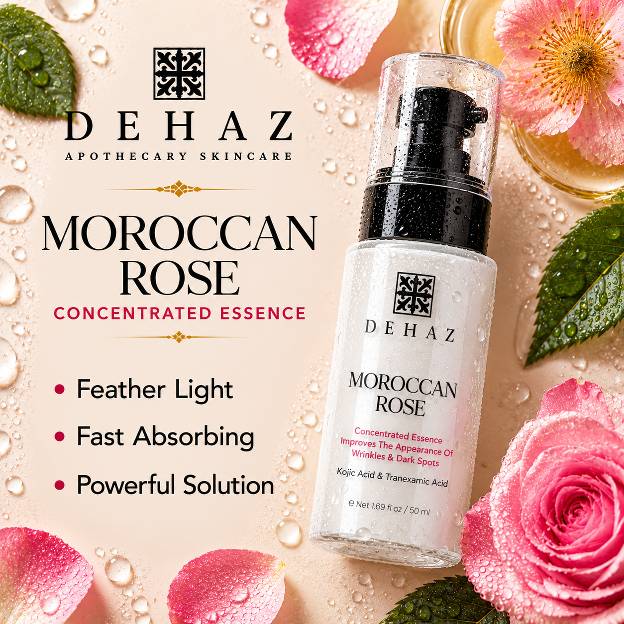 Moroccan Rose Radiance Essence Serum 1.7 oz