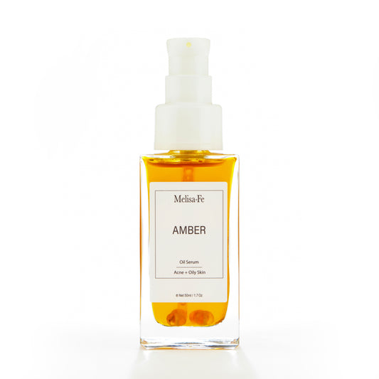 Amber Balance Elixir – Botanical Skin Perfecting Oil Serum – 1.7 oz / 50 ml