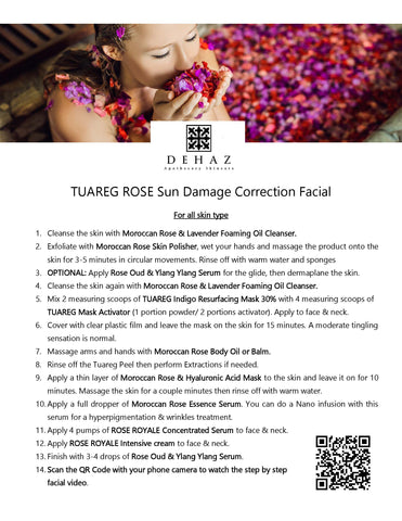 TUAREG ROSE facial protocol