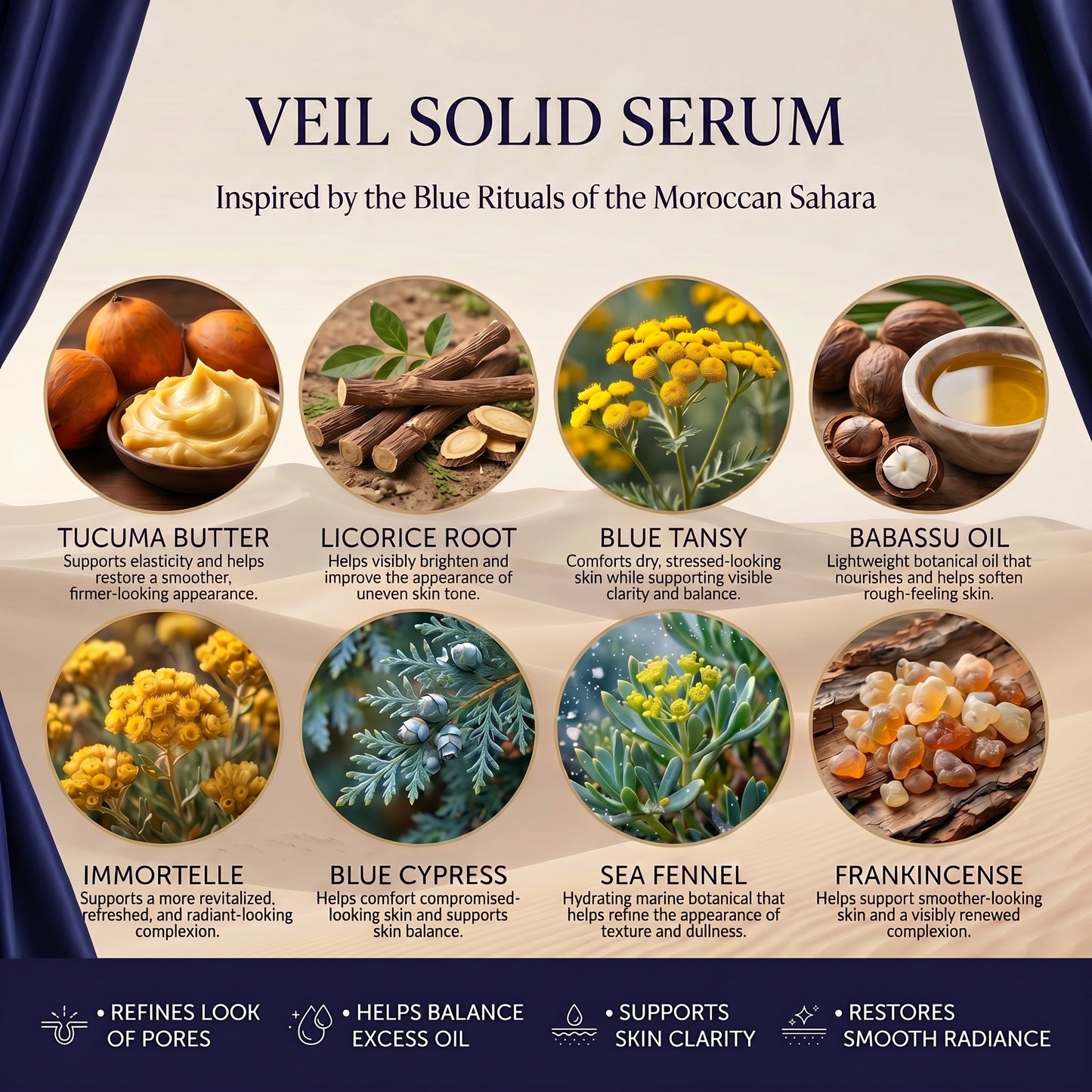 Tuareg Veil Solid Serum – 1.7 Oz / 50 ml
