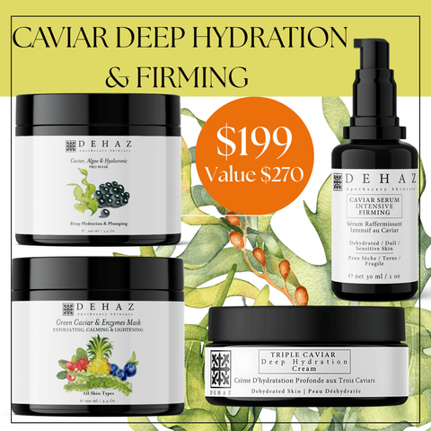 DEHAZ CAVIAR Deep Hydration & Firming Facial Protocol + Retail Bundle