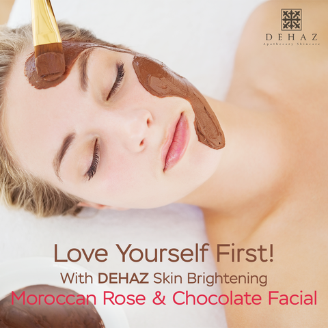 Moroccan Rose & Chocolate facial protocol