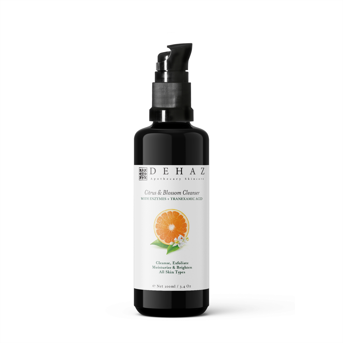 Citrus & Blossom Foaming Oil Cleanser with Enzymes & Tranexamic Acid – 3.4 Oz / 100 ml