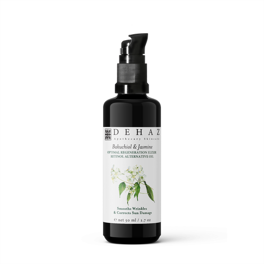 Bakuchiol & Jasmine Optimal Regeneration Elixir - Retinol Alternative Oil Serum - 1.7  oz / 50 ml