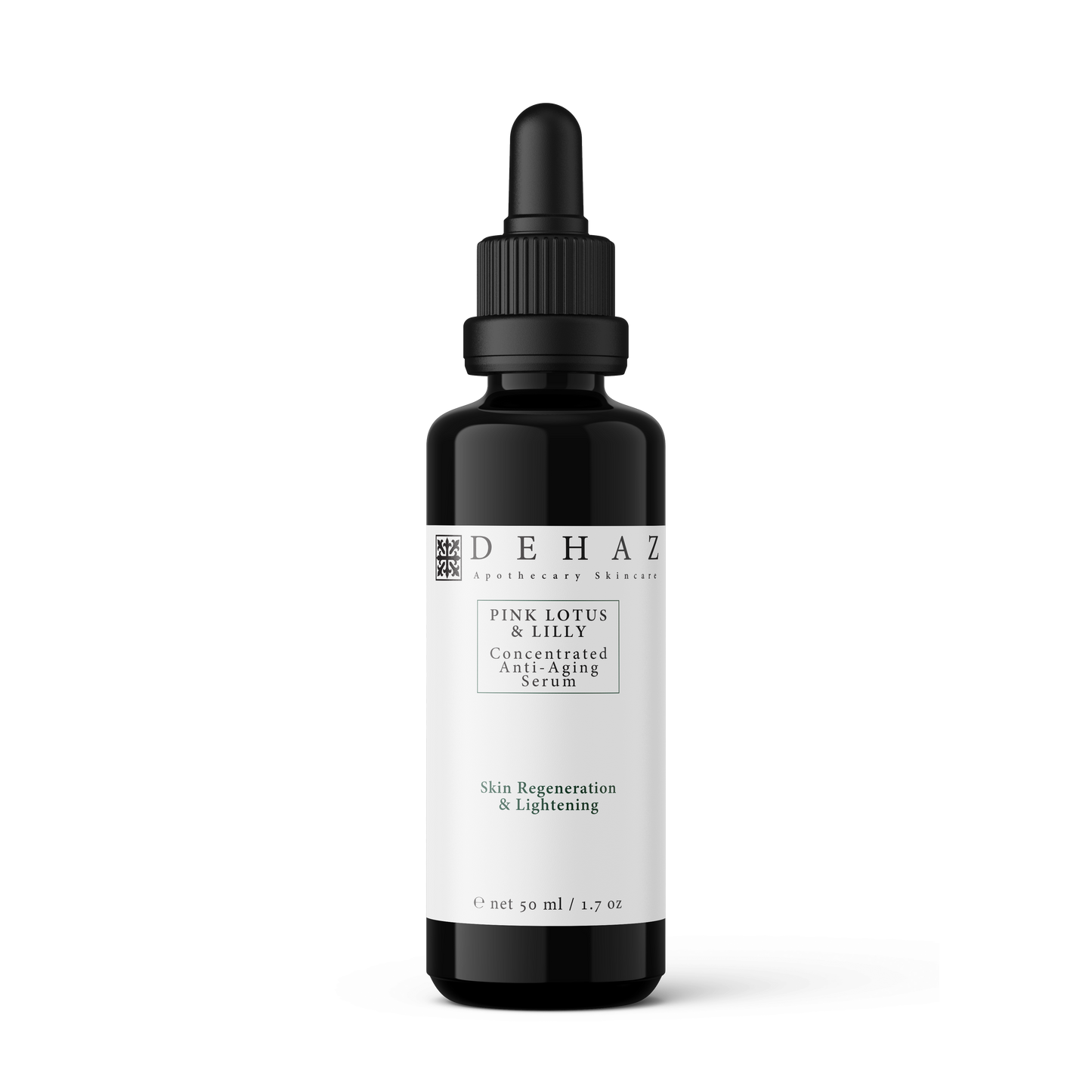 Pink Lotus & Lily Concentrated Anti-Aging Serum -  50 ml Violet Glass Bottle