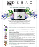 Figs & Lavender Polisher for Skin Smoothing & Purifying - VEGAN- 8.4 Oz Violet Glass Jar