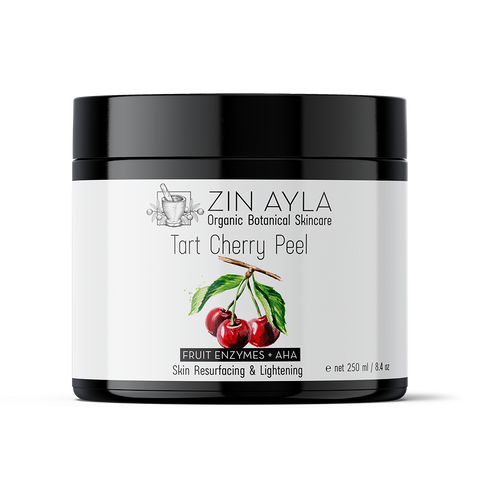 Zin Ayla Tart Cherry Peel 8.4 oz Violet Glass Jar